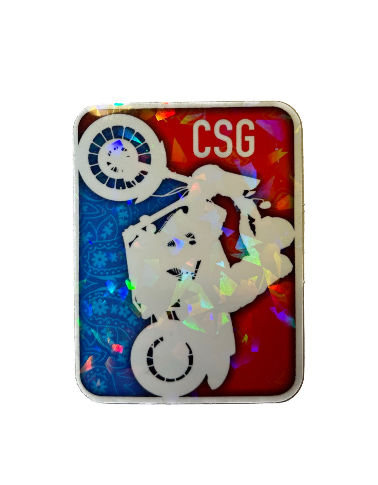 Sticker wheelie Rider